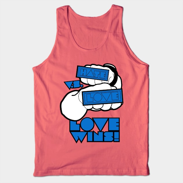 Love vs hate Tank Top by God Given apparel